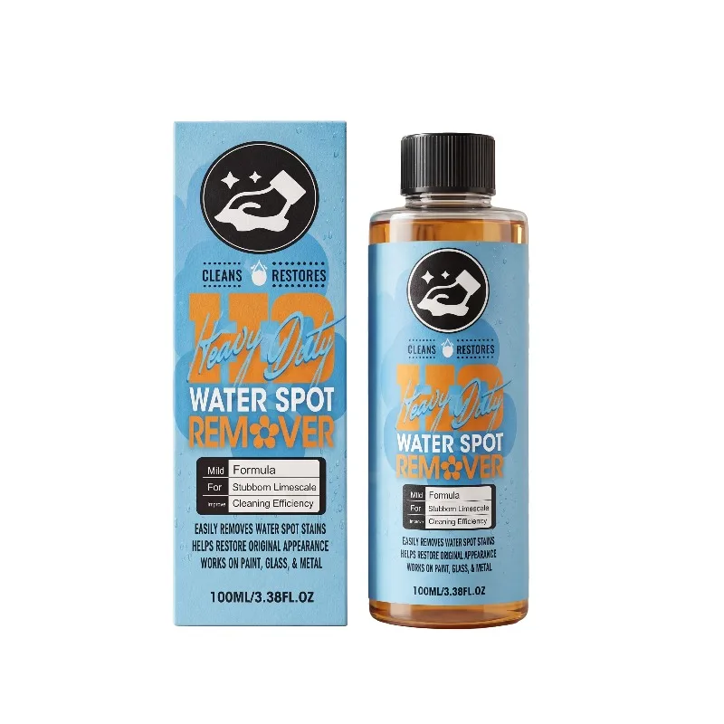 Car Water Stain Cleaner, Convenient Cleaning for Water Marks and Stains on Car Windows and Windshields, Daily Gloss Maintenance