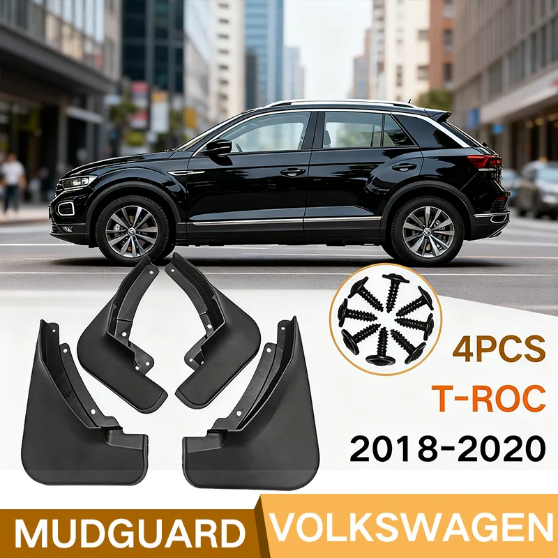 

Для Volkswagen T-ROC 2019 2018-2020 автомобильные шины, крылья, крылья и плитки, автомобильное крыло, универсальные брызговики для автомобиля