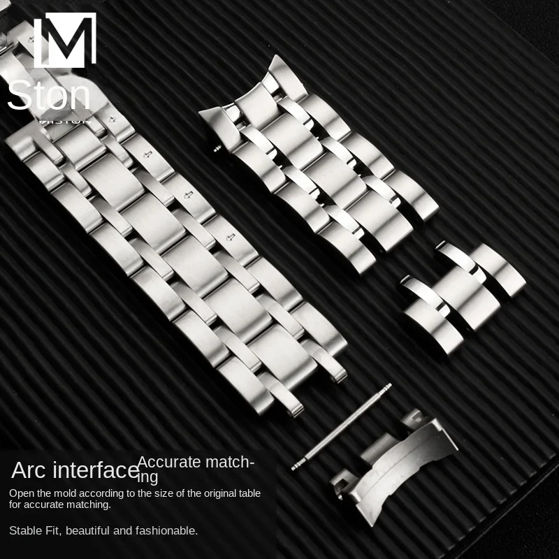 حزام سوار سلسلة Tissot Kutu ، سلسلة T035 ، T035627 ، T035207 ، T035410 ، 407A ، فولاذ مقاوم للصدأ