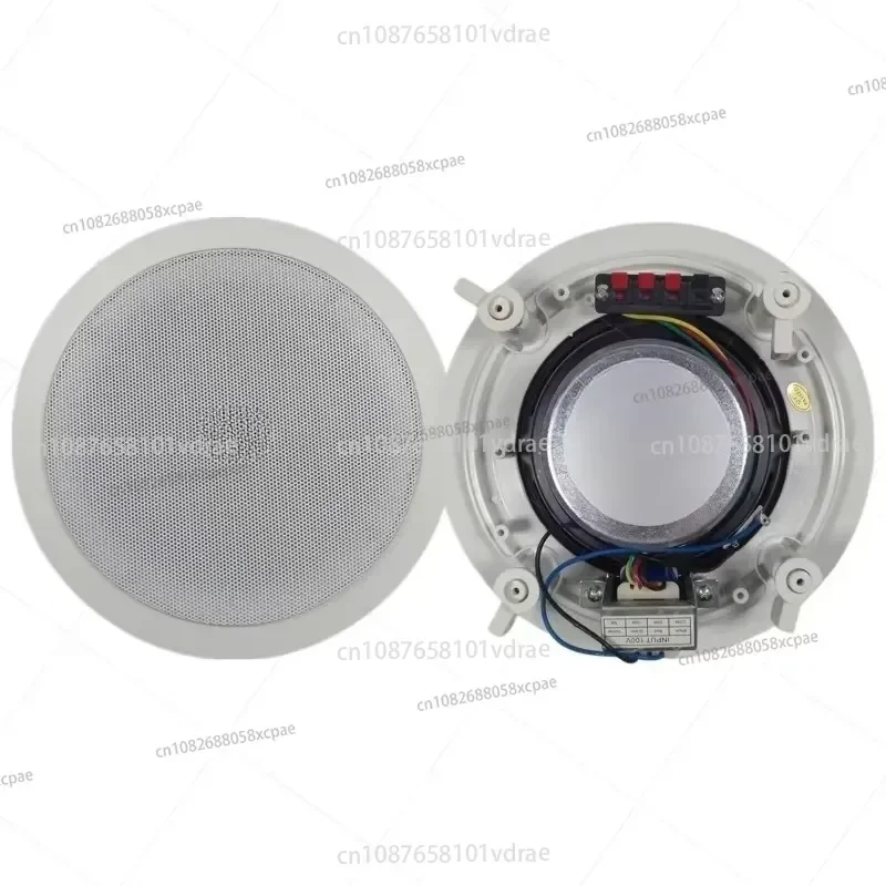 Ceiling-Mounted Speakers with Built-in Tweeters and Subwoofers Home Theater and Background Music System for Residential Use