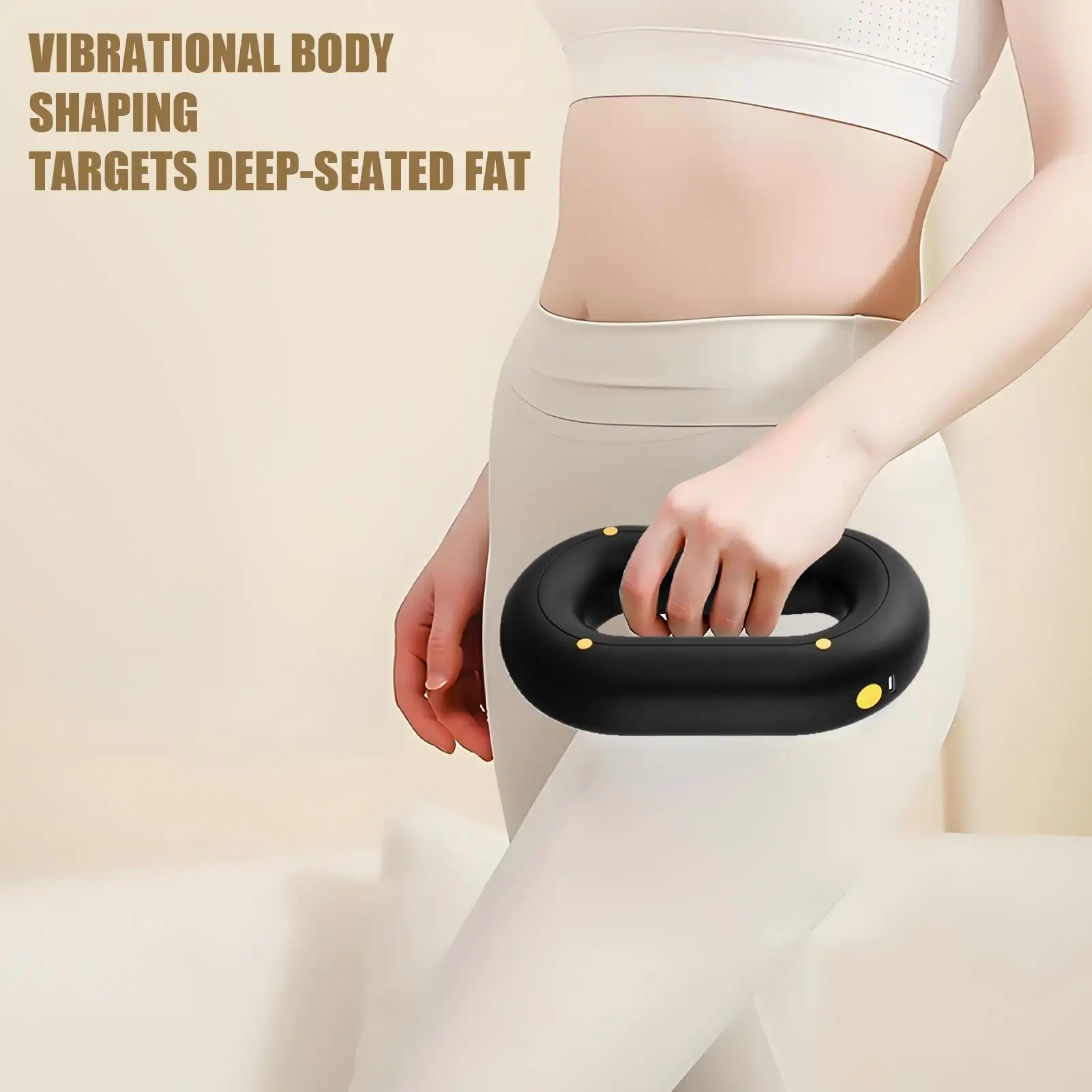 

Многофункциональный кольцевой массажер, 3 режима, перезаряжаемый глубокий массажер для фасции всего тела, кольцевой массажер для сжигания жира, релаксации