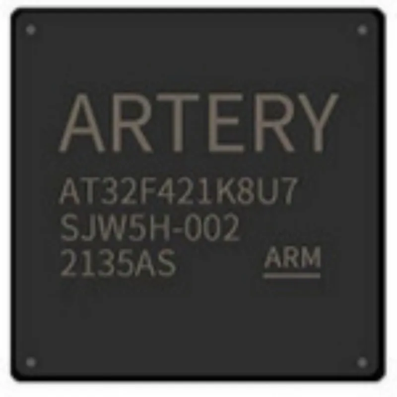 (10-50pcs) AT32F421K8U7 QFN-32(5x5) 100% Original In Stock ARM 32 Cortex-M4 CPU 120 MHz MPU DSP 16 64 KB 4 Kbytes sLib 8 16 BPR