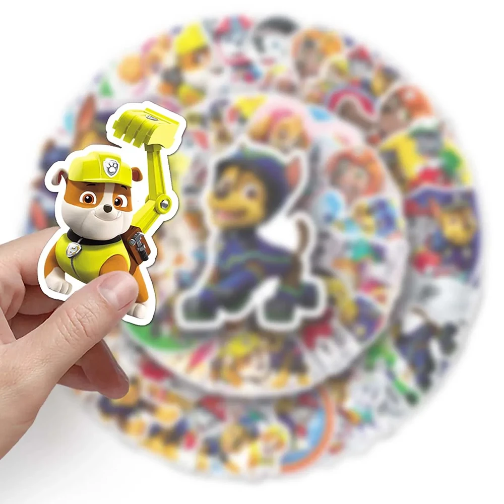 10/30/50PCS Cute PAW Patrol Cartoon Stickers DIY Decals Decoration Phone Skateboard Graffiti Funny Sticker Toy Gift for Kids