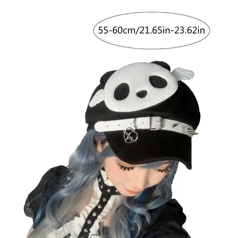 X5XA Cappello da pittore per cosplay anime Berretto da donna Autunno Inverno Ombra Berretti da pittore per strilloni
