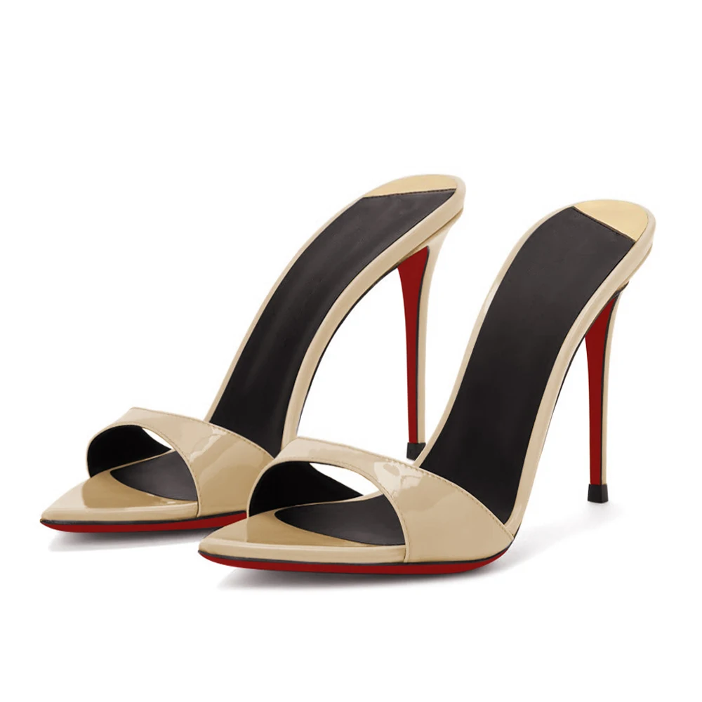 Women's Pointed-Toe Slim Stiletto Heel Sandals - Plus Size