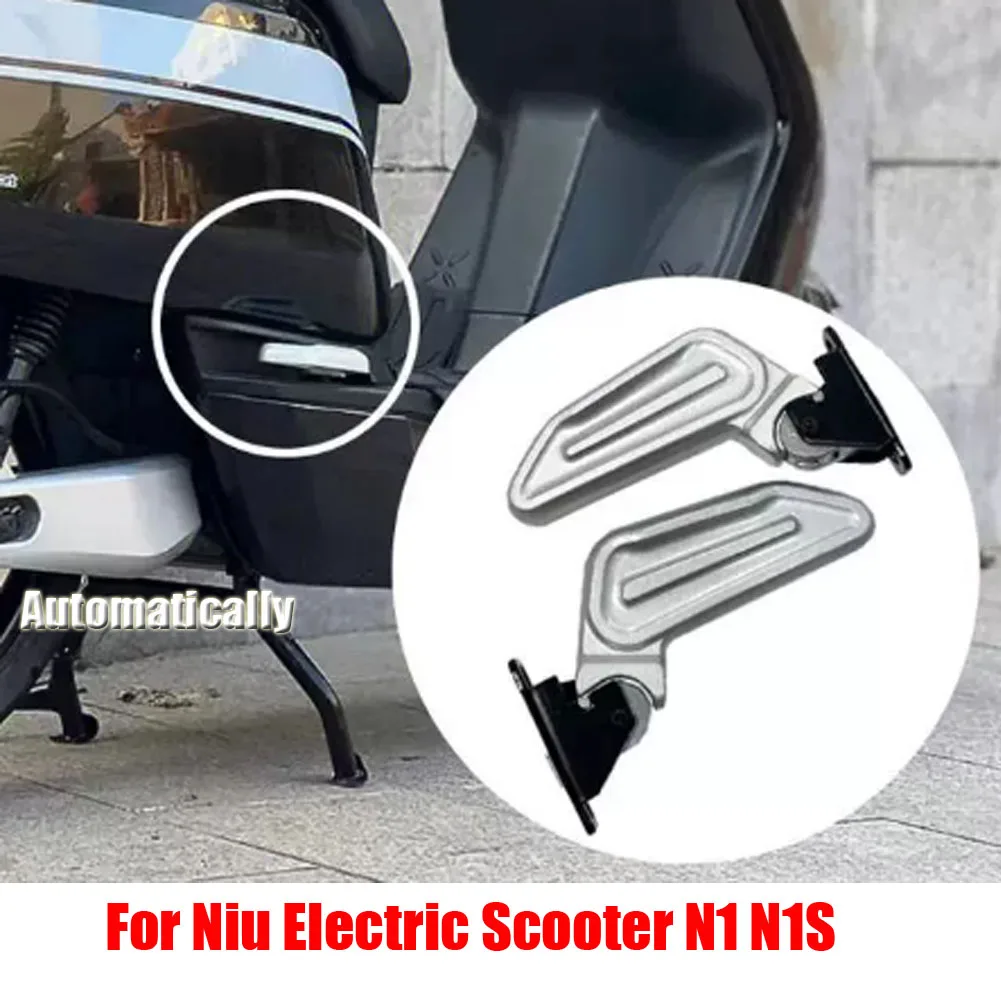 For Niu Electric Scooter N1 N1S Ebike Automatically Eject Right and Left Pedal Rear Passenger Footrest Pedals Foot Pedal