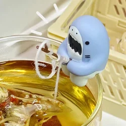 Shark Fishing Tea Infuser Pet Cup Edge Hanging Cartoon Animals Shape Ins Style Home Decor Multifunctional Tea Accessories Tools
