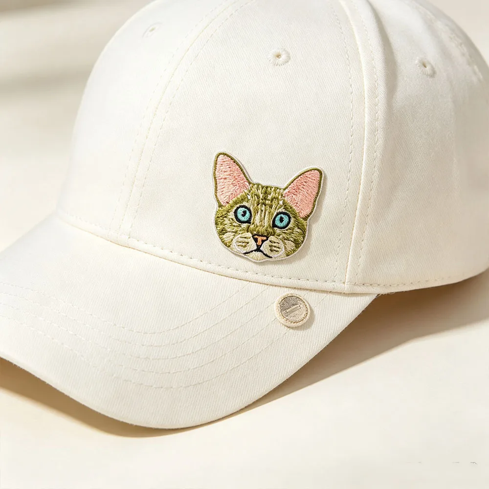 Exquisite Animals Cat Self-adhesive Embroidery Patch Exquisite High-end Embroidery Cloth Exquisite Card Packaging