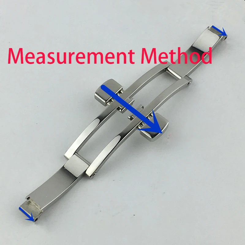 Mod Longines Tissot Watch Parts Watch Clasp Watchband Buckle Stainless Steel Buckle Watch Accessories Double Press Butterfly