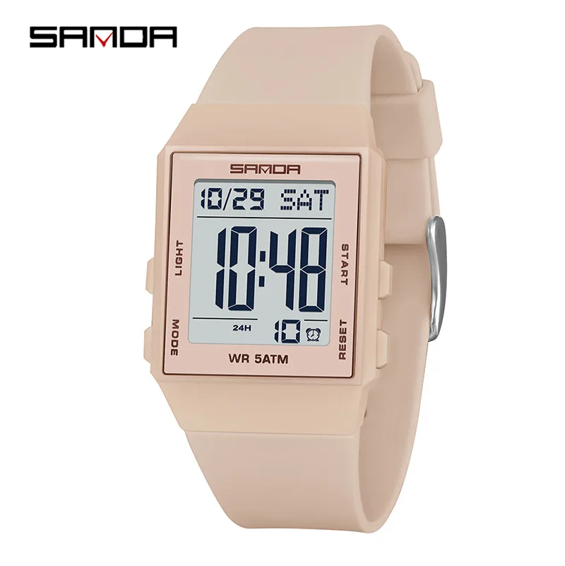 

Waterproof Digital Sports Watch for Students - Large Screen Electronic Wristwatch with Alarm Stopwatch Lightweight Casual Watch