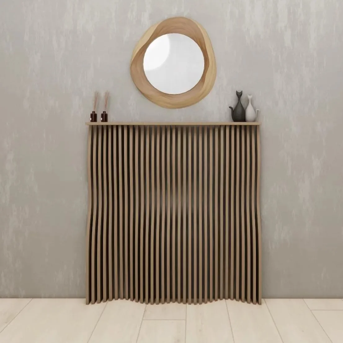 

Партиционный столик Z из массива дерева в стиле ар-деко для гостиной, спальни, прихожей, зоны отдыха