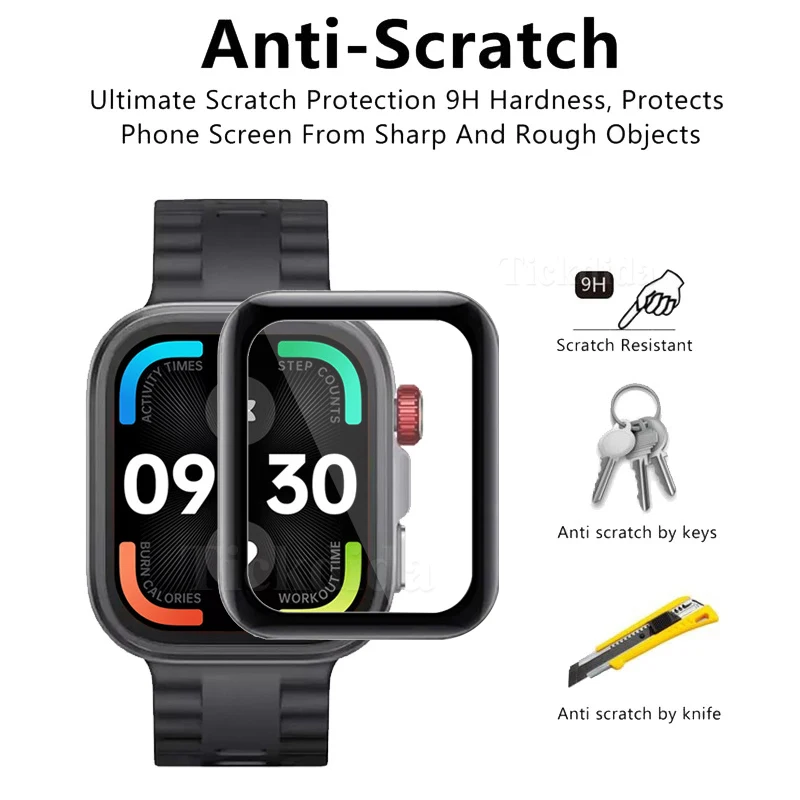 3 шт. защитная пленка для Huawei Watch Fit 4 Pro Fit4, полноэкранная мягкая пленка для Huawei Watch Fit 4, не закаленное стекло
