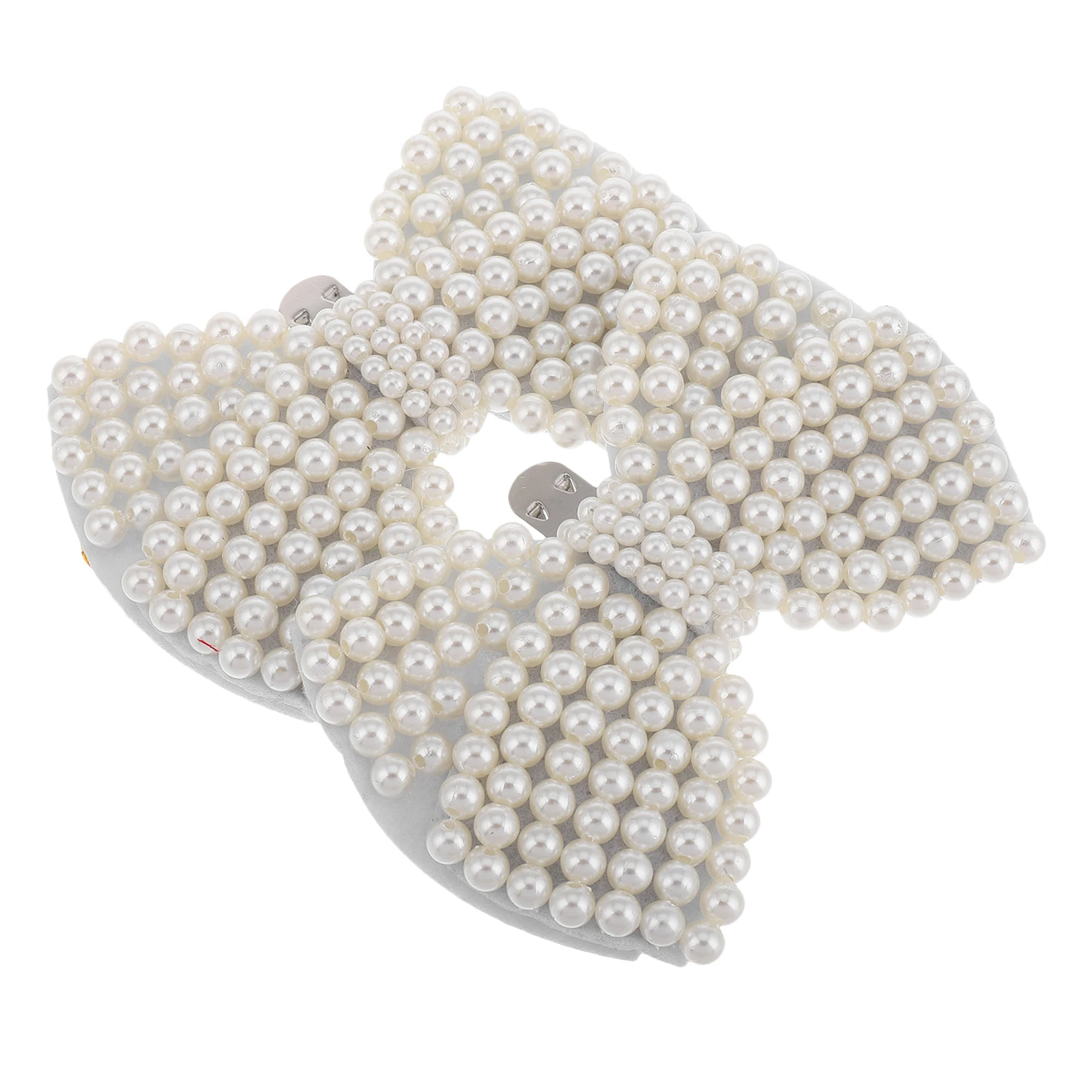 

2 pcs Bow Shoe Clips White for Women Dress Decorative Accessories Fashion Bows Jewelry Elegant Bridal Zinc Alloy Durable Shoe