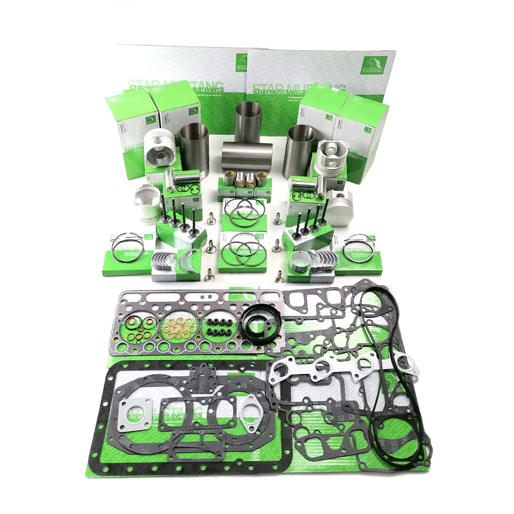 

V1902 Cylinder Liner Piston 19274-21110 Ring For Kubota Excavator KH70 KH-91 KH-101 KH-151 KH-191 KX101 KX151 Engine Parts Kit