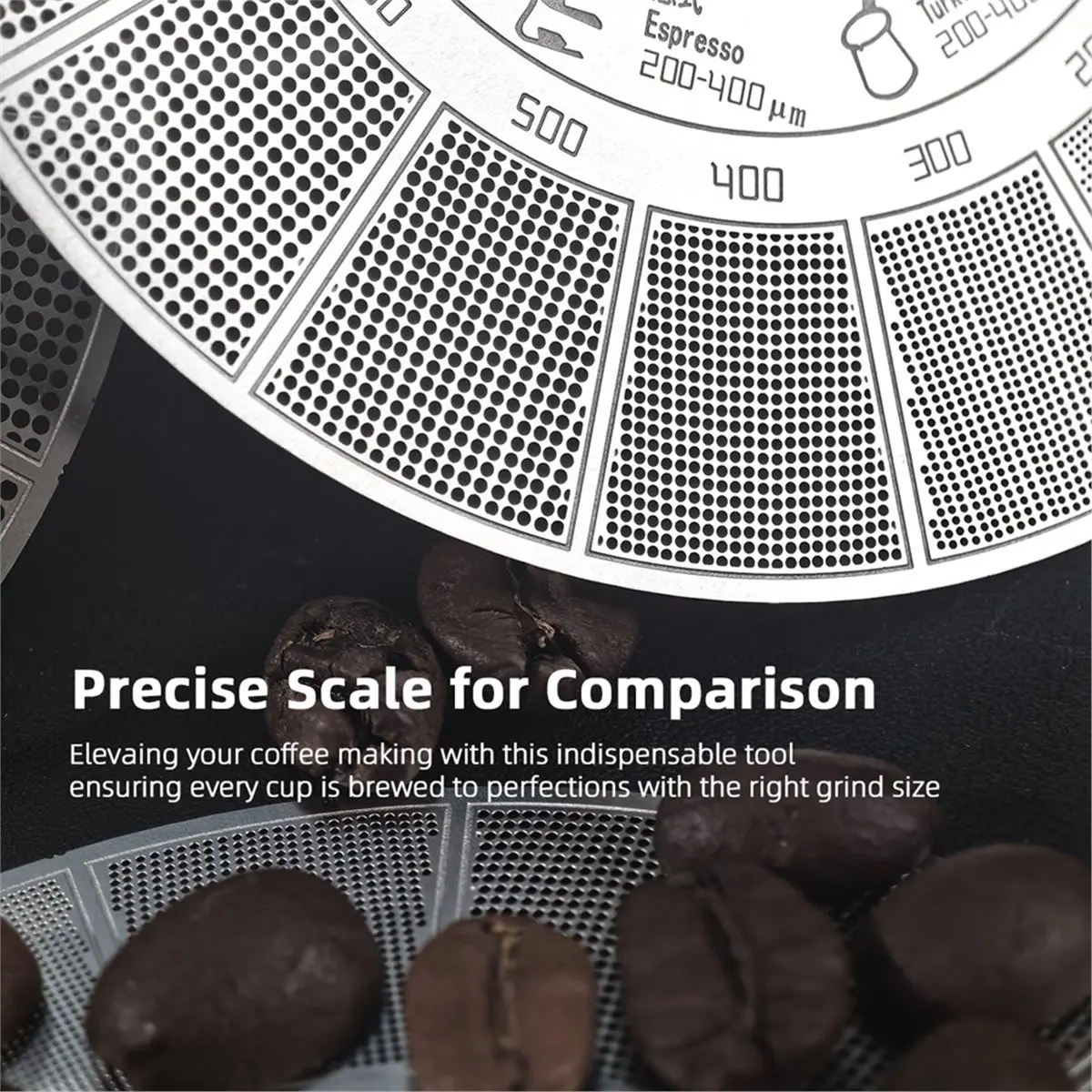 COFA 2pcs Essential Coffee Grind Size Guide Grind Reference Card for Accurate Brewing Grinding Accuracy Chart for Home
