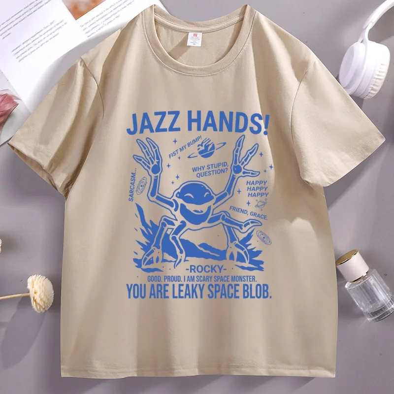 

Project Hail Mary Vintage Rocky T-Shirt Book Lover Tee Amaze Graphic T Shirts Men Women Casual Cotton Short Sleeve Round Neck