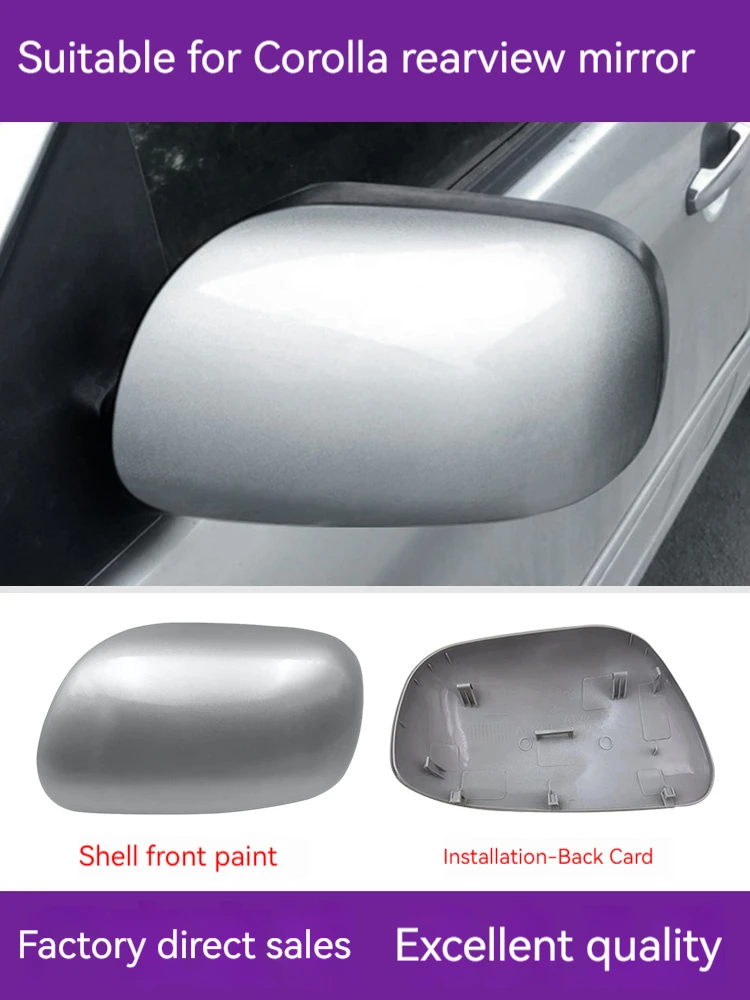 

For Toyota Corolla EX 2003-2006 Car Accessories Rearview Mirrors Cover Rear View Mirror Shell Housing Color Painted