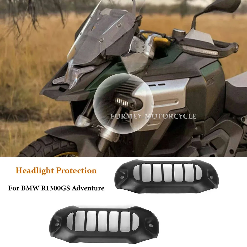 

Motorcycle Accessories LED Auxiliary Light Cover Lamp Protection Guard Grille 2024 2025 For BMW R1300GS ADV R 1300 GS Adventure