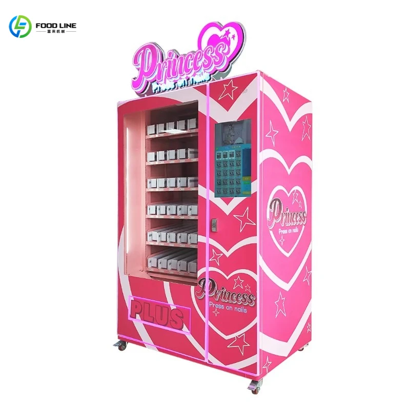 Automatic Nail Art Vending Machine Combination Touch Screen cosmetics Vending Machine with SDK Function