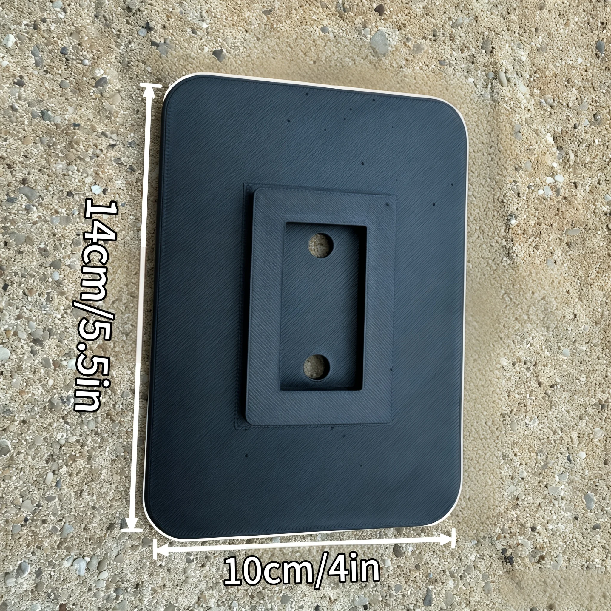 2Pc RV Awning Support Footplates, Suitable for  Heavy Stabilizer Base, Suitable for Soft Ground, Camping RV Accessories