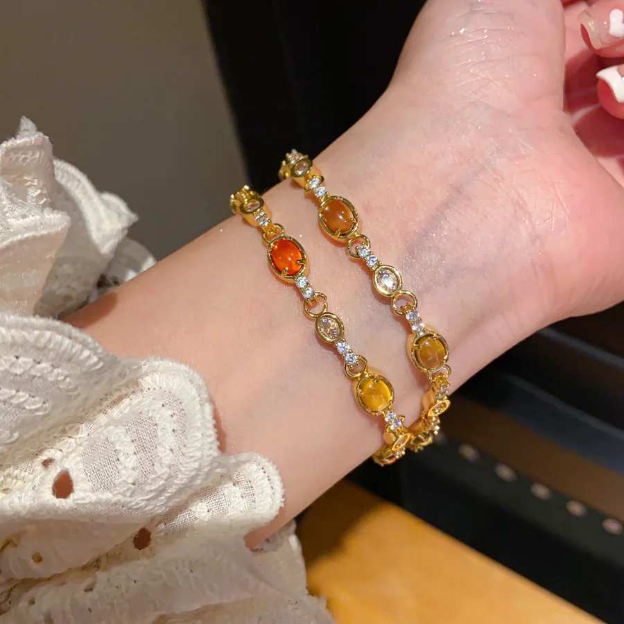 

Geometric Beaded Bracelet - Vintage Elegant Luxury Versatile Dainty Jewelry for Women