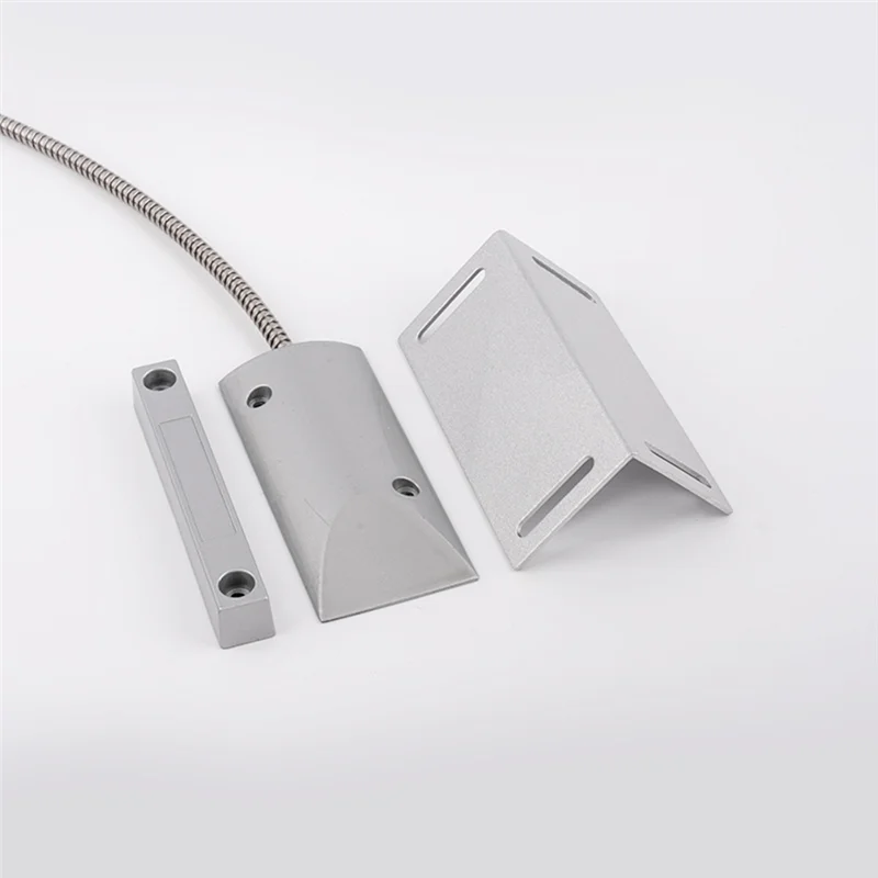 A36T-Magnetic Switch Alarm Sensor Overhead Garage Door Contacts With L Bracket