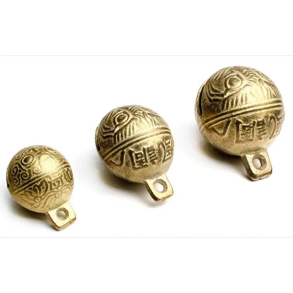 11mm/14mm/16mm/18mm/20mm Metal Jingle Bells Chinese Style Copper Lucky Bell Pendant Christmas Party Decoration Pet Collar Bells