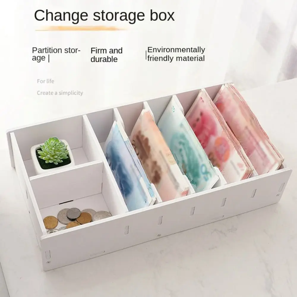 Plastic Organizing shelf Durable drawer Cashier Change box Storage Desktop Desktop storage box