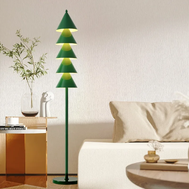 Modern Creative Living Room Floor lamp Christmas Tree Children's Bedroom Bedhead Decoration LED Light Atmosphere Floor Lights