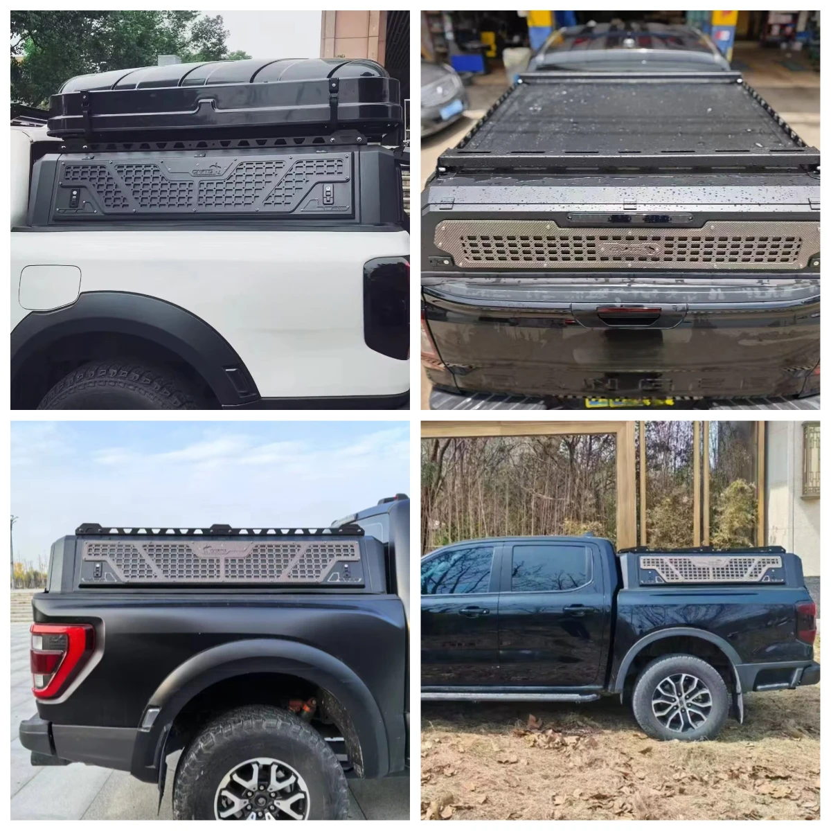 

STLF Fords Ranger Truck Roof Waterproof Aluminum Alloy Hardtop Pickup Canopy With Locking Function And Truck Topper