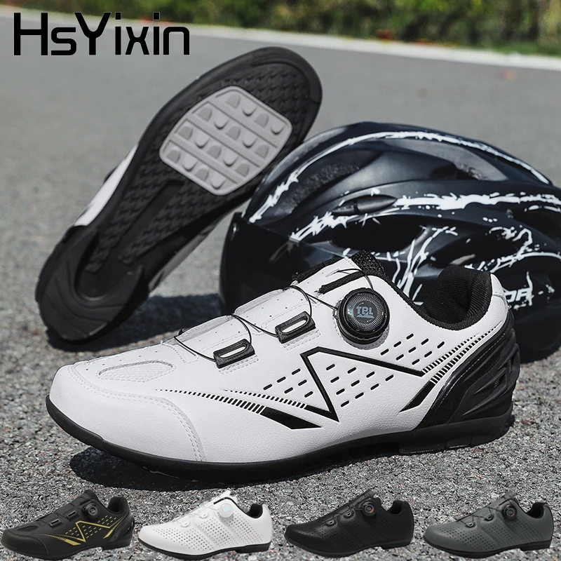 

Cycling Shoes HsYixin Flat MTB Road Bike Cycling Shoes Men and Women Non-slip Breathable Flat Bike Sneakers Bicycle Boots