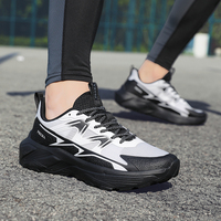 Trendy New Running Shoes Men'S Sports Shoes Hiking Outdoor Breathable Shoes Anti Slip And Wear-Resistant