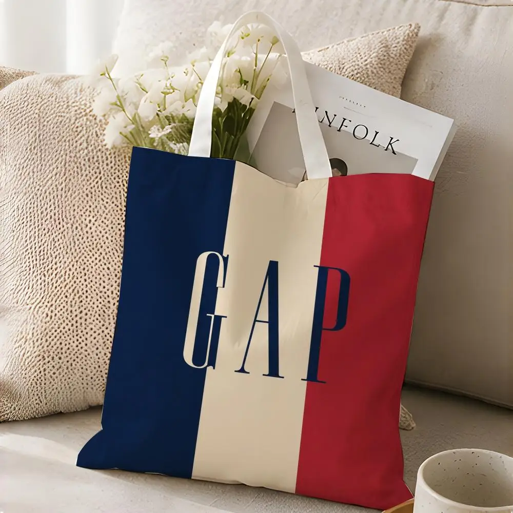 Fashion Brand G-GAP Storage Bags Canvas  bag, suitable for work, school, and daily commutes, reusable shopping bag. - view 4
