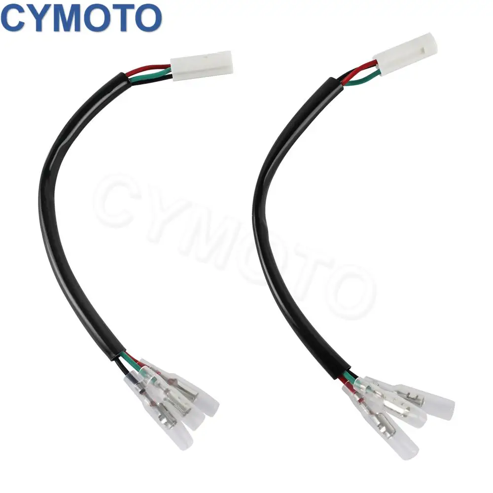 Motorcycle Turn Signal Wiring Adapter For Yamaha YZF-R6 YZF-R1 FZ6 FZ10 FZ-09 FZ-1 Indicator Connectors Plug Accessories