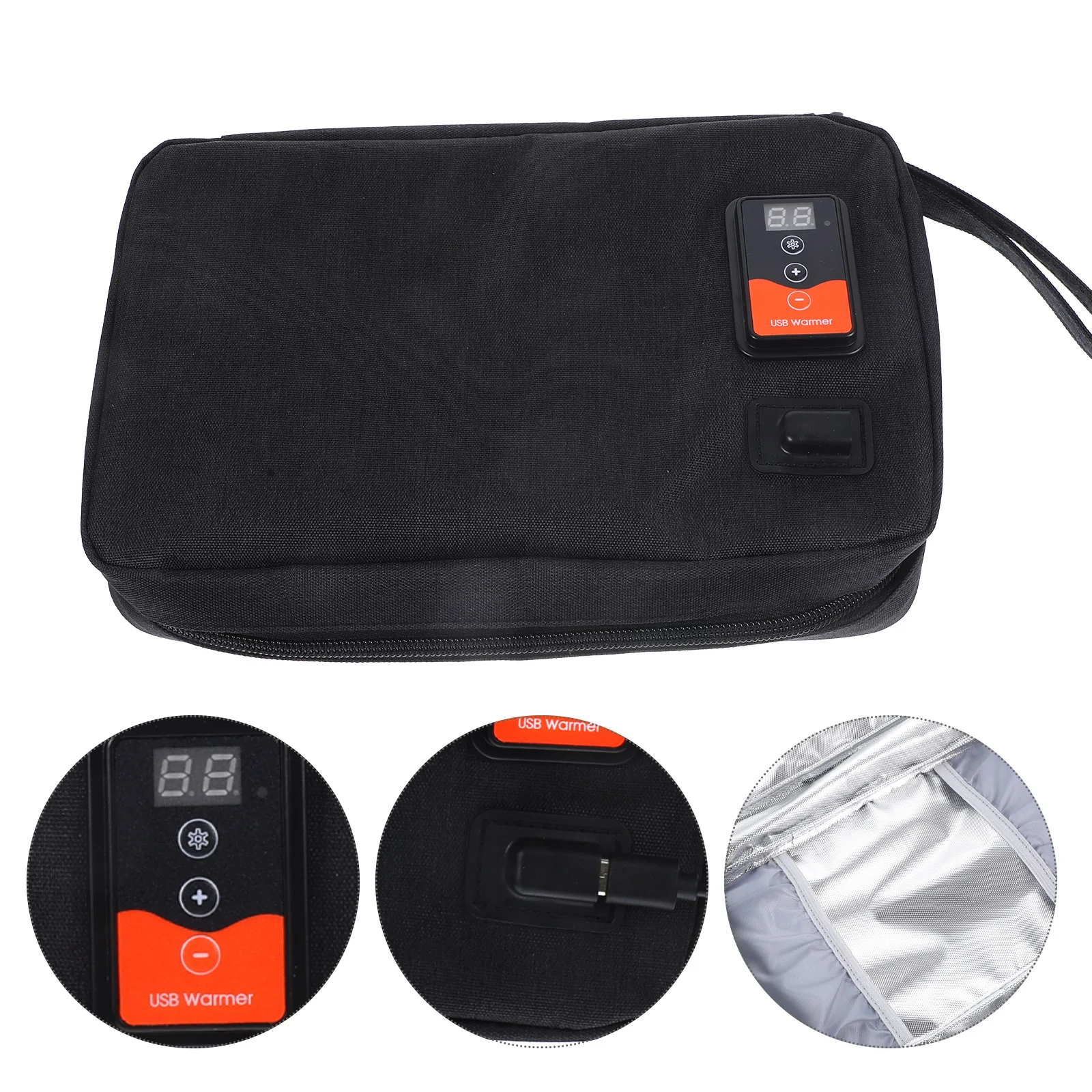 USB المحمولة حفاضات الطفل مسح دفئا المدمج في الاستشعار الدفء مناديل منخفضة استهلاك الطاقة سخان الأنسجة الرطبة للداخلية في الهواء الطلق