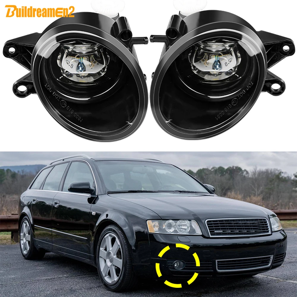 

2 Pieces 30W H11 Car Adjustable LED Fog Light with Canbus Decoder For Audi A4 B6 Avant Quattro 2001 2002 2003 2004 2005