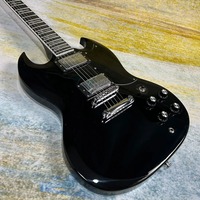 Free Shipping in Stock Hot Sale Black SG Custom Electric Guitar High Grade ABR-1 Bridge Rosewood Fingerboard