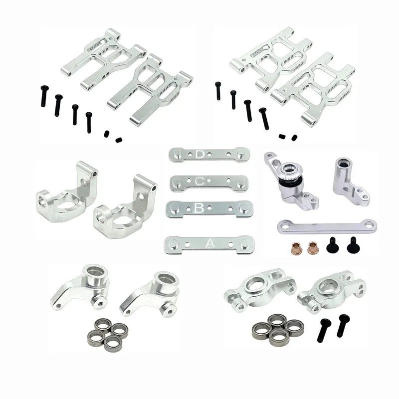 For Hyper GO MJX 1/10 10303 10304 Front Rear Swing Arm Steering Cup Bearing C Seat RC Car Metal Upgrade OP Accessories Parts - view 5