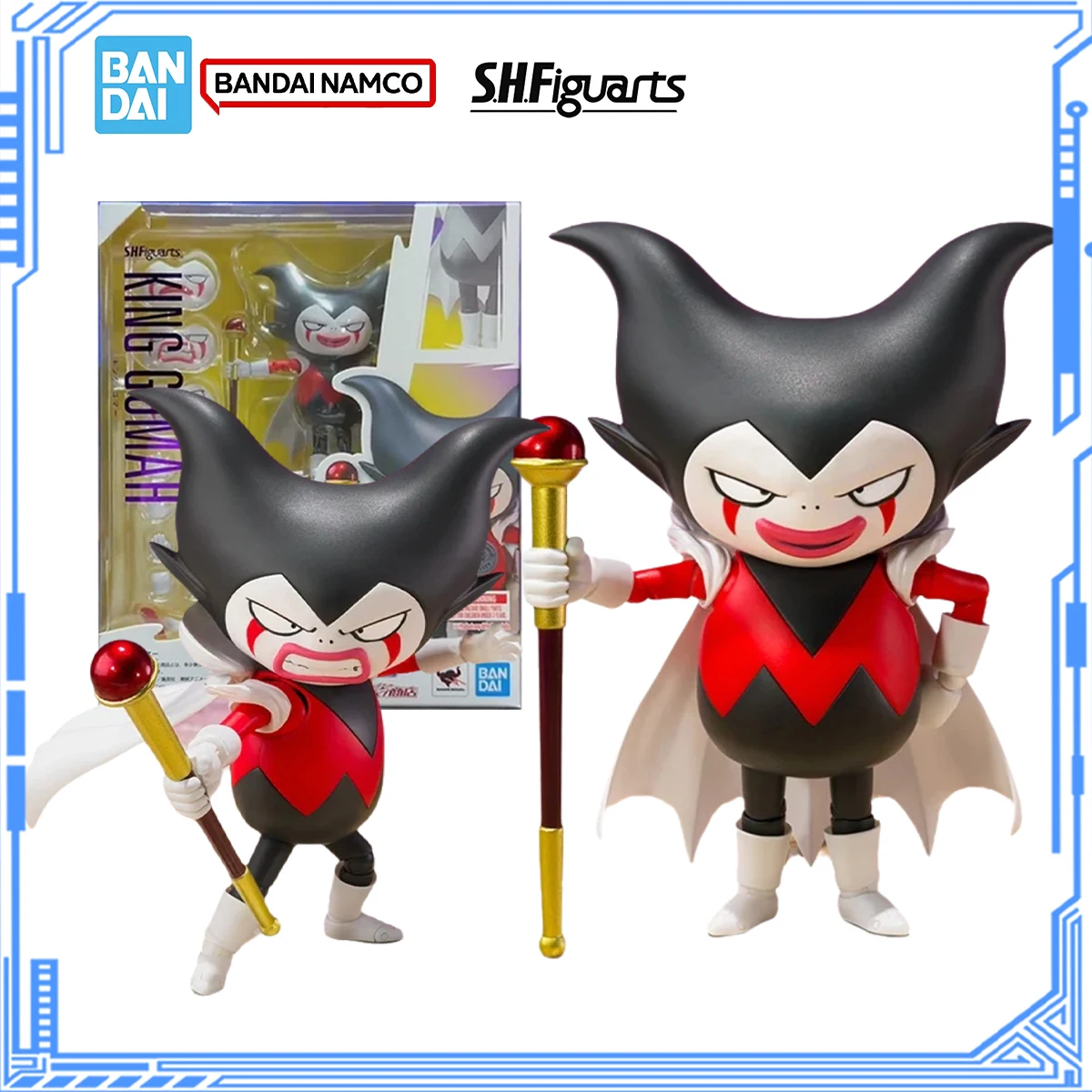 

Bandai Genuine S.H.Figuarts Dragon Ball DAIMA Model Kit Anime Figrues SHF King Gomah Action Figure Joints Movable Model for Toys