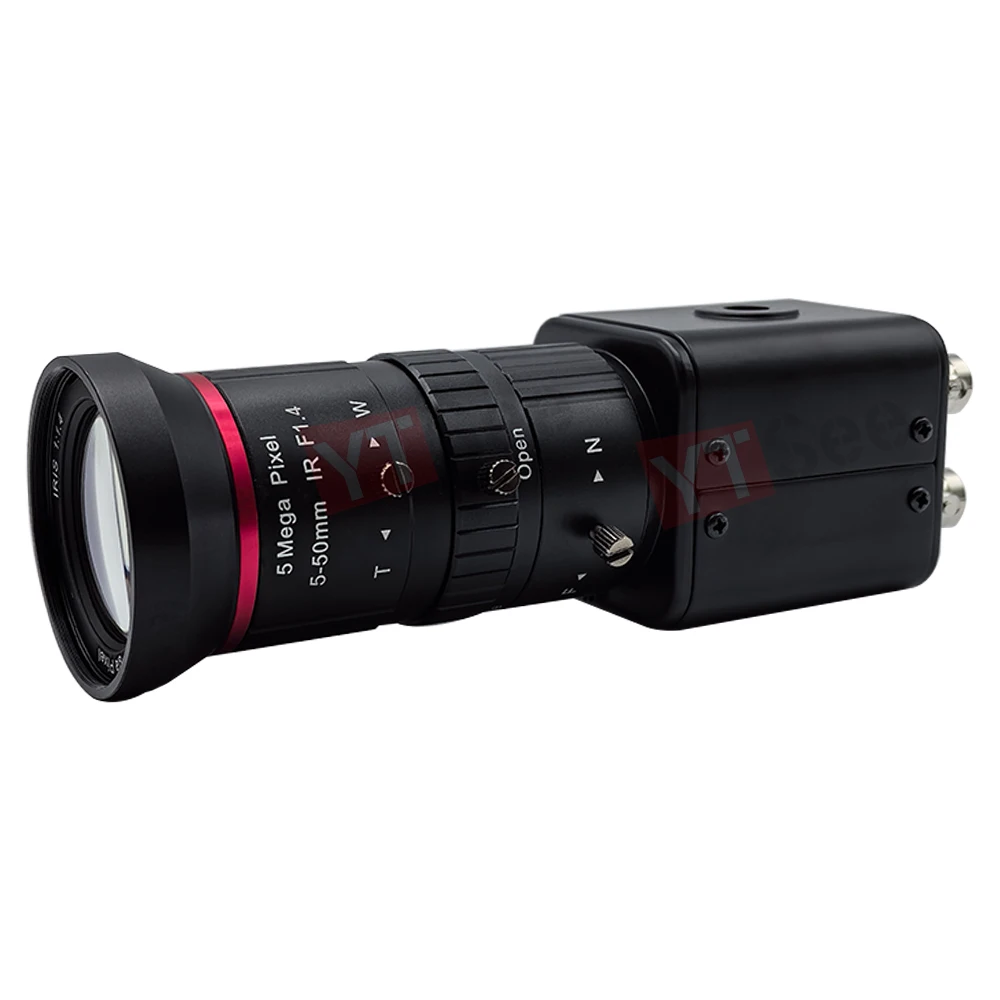 كاميرا 1080P 60fps HD SDI مقاس 1/2.8 بوصة cmos نظام أمان البث الرقمي 5-50 مم كاميرا بعدسة صناعية للتكبير