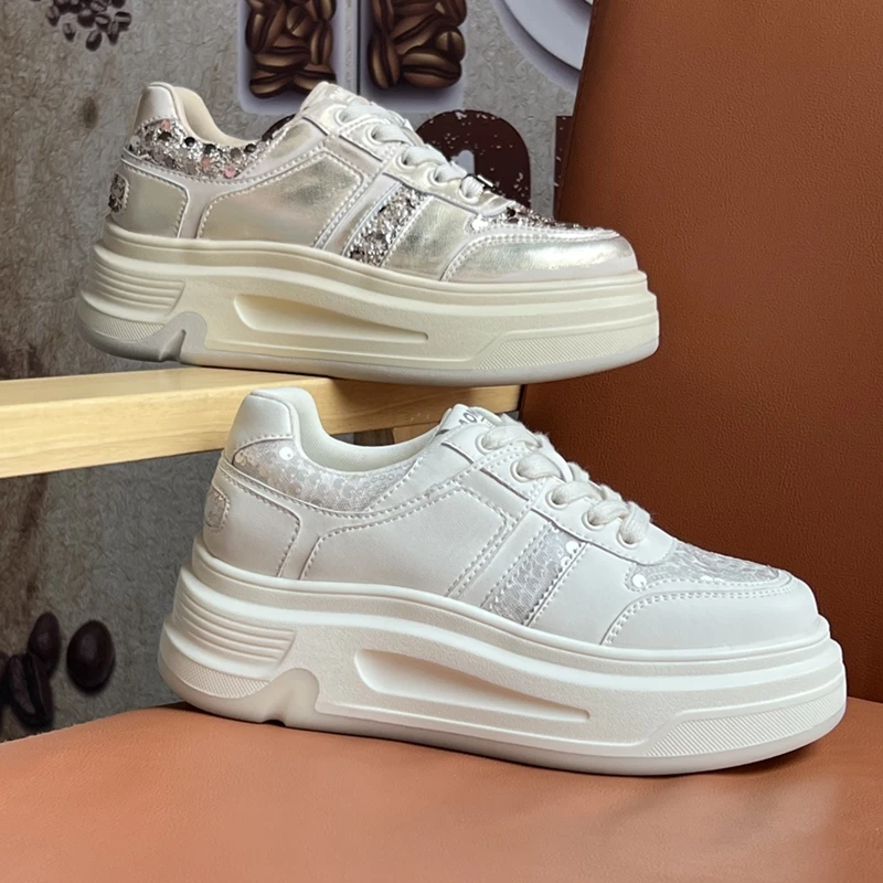 AIYUQI Women's Thick-Soled Casual Sneakers for Spring & Autumn