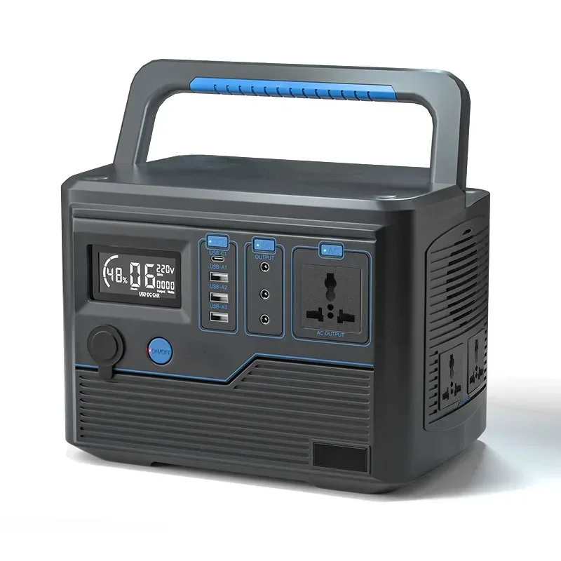 1000W 600Wh 162000mAh portable power station LED Display Outdoor Batteries Power Bank for Travel Adventur emergency usage