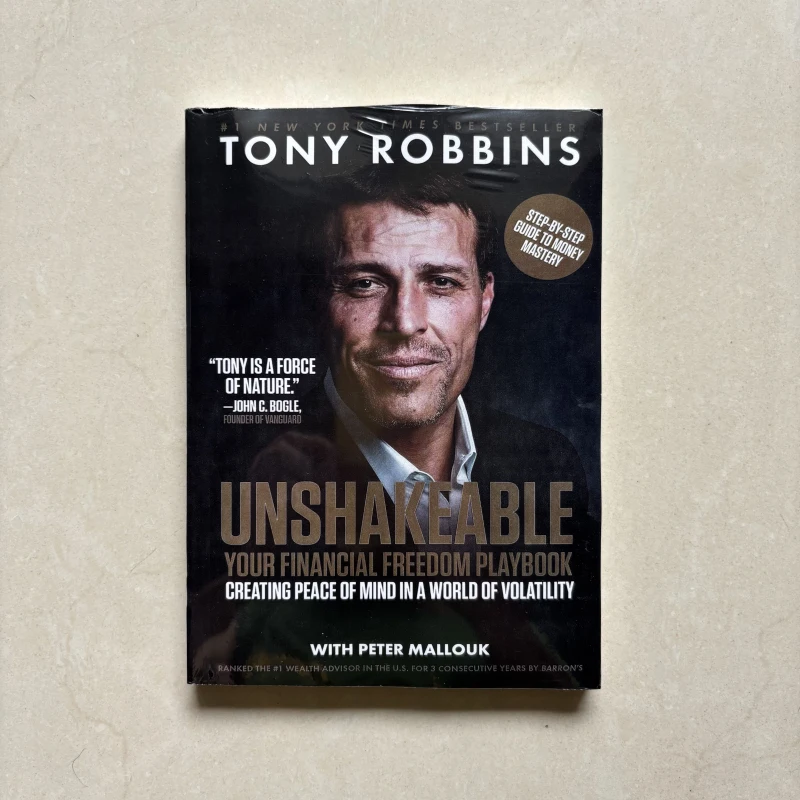 Не трясущаяся игральная книга Tony Robbins Your Financial Freedom в мягкой обложке на английском языке