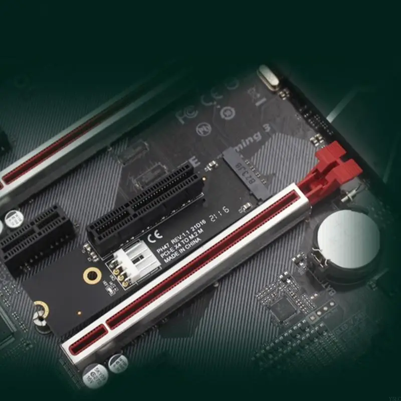 M.2 в PCIe 4x Crasers Card M.2 в PCIe Adapter Power Royers Card Card Card Card для компьютерных аксессуаров