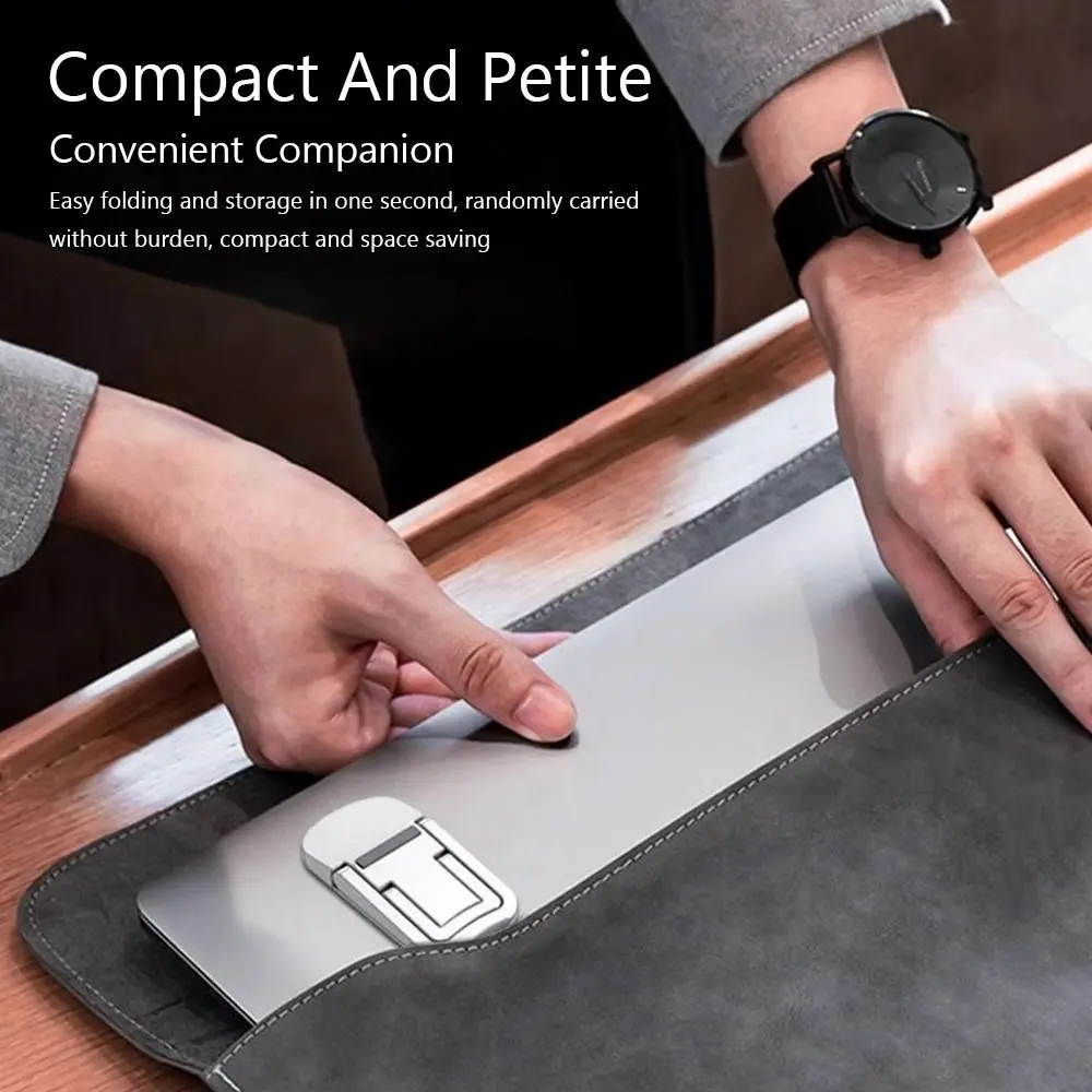 Universal Plastic Foldable Laptop Stand Foldable Invisible Notebook Bracket Portable Adjustable Riser Laptop Stand For Tablets