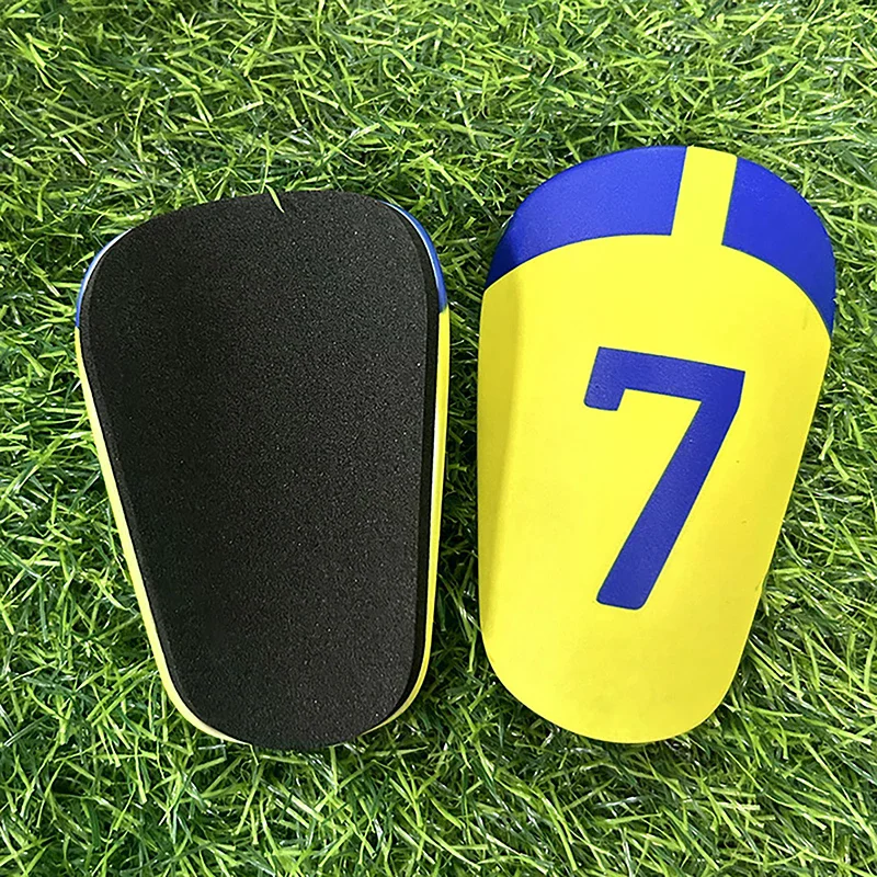1Pair Mini Football Shin Pad Leg Protector Wear-resistant Shock Absorbing Leg Protector Soccer Training Shank Board