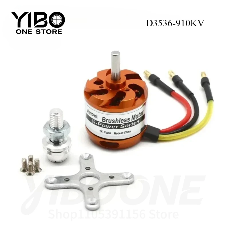 D3536 910KV 1000KV 1250KV 1450KV Brushless Outrunner Motor For Mini Multicopters RC Plane Helicopter -1pcs