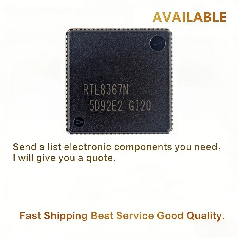10PCS/Lot RTL8367N RTL8367 QFN-88 IC  Best in Quality