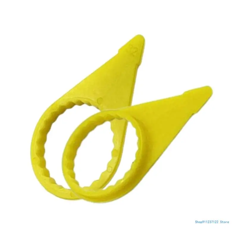 200Pcs Checkpoint Loose Wheel Lugs Nut for 32mm 33mm Nut HighsVisibility Yellow Wheel Check