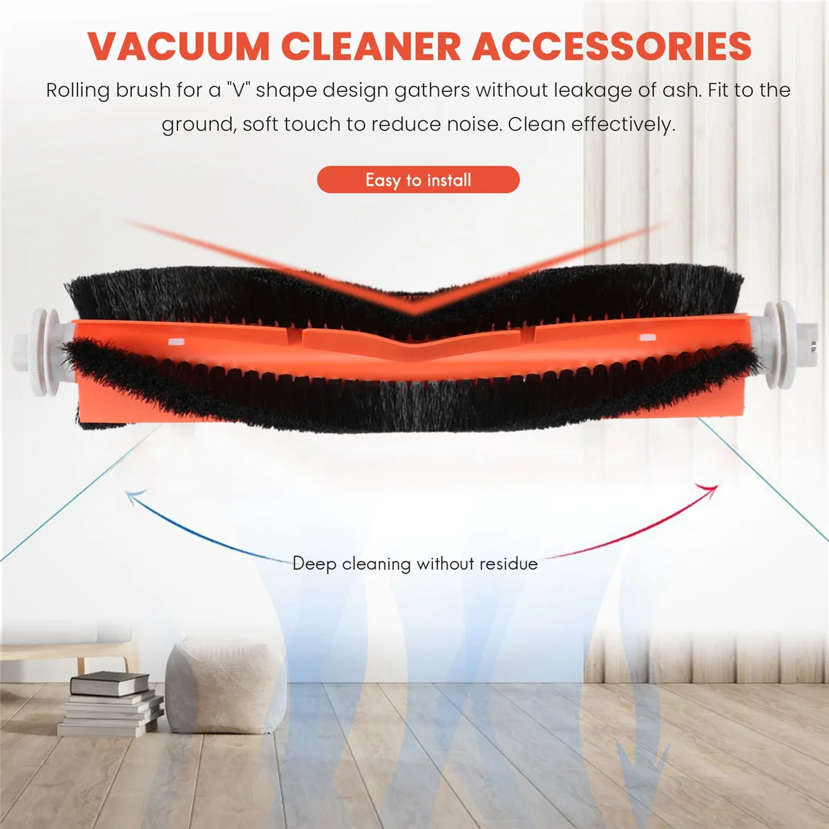 A02V-HEPA Filtr Szczotka główna Szczotka boczna do Xiaomi 1S Roborock S6 S5 MAX S60 S65 S5 S50 E25 E35 Części do odkurzaczy Akcesoria